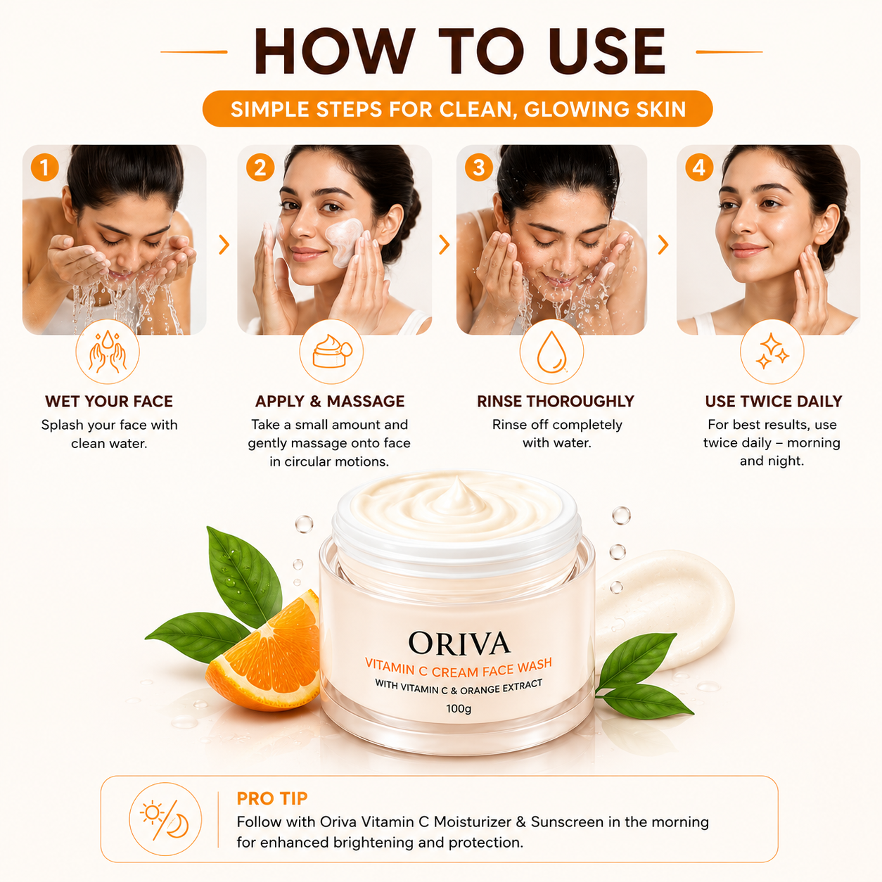 Oriva Vitamin C Face Wash